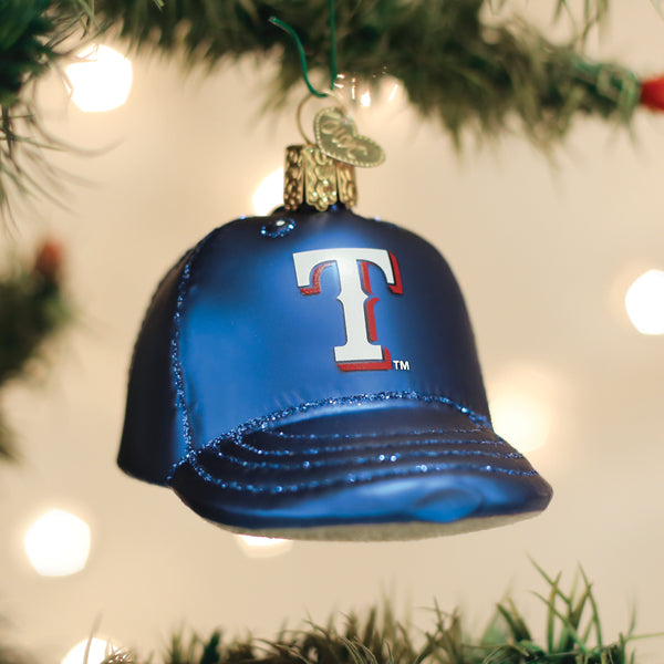 Rangers Baseball Cap Ornament