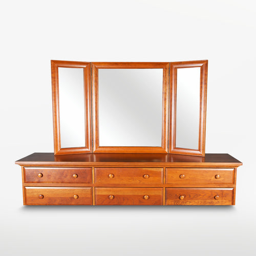 Trifold Bureau Mirror