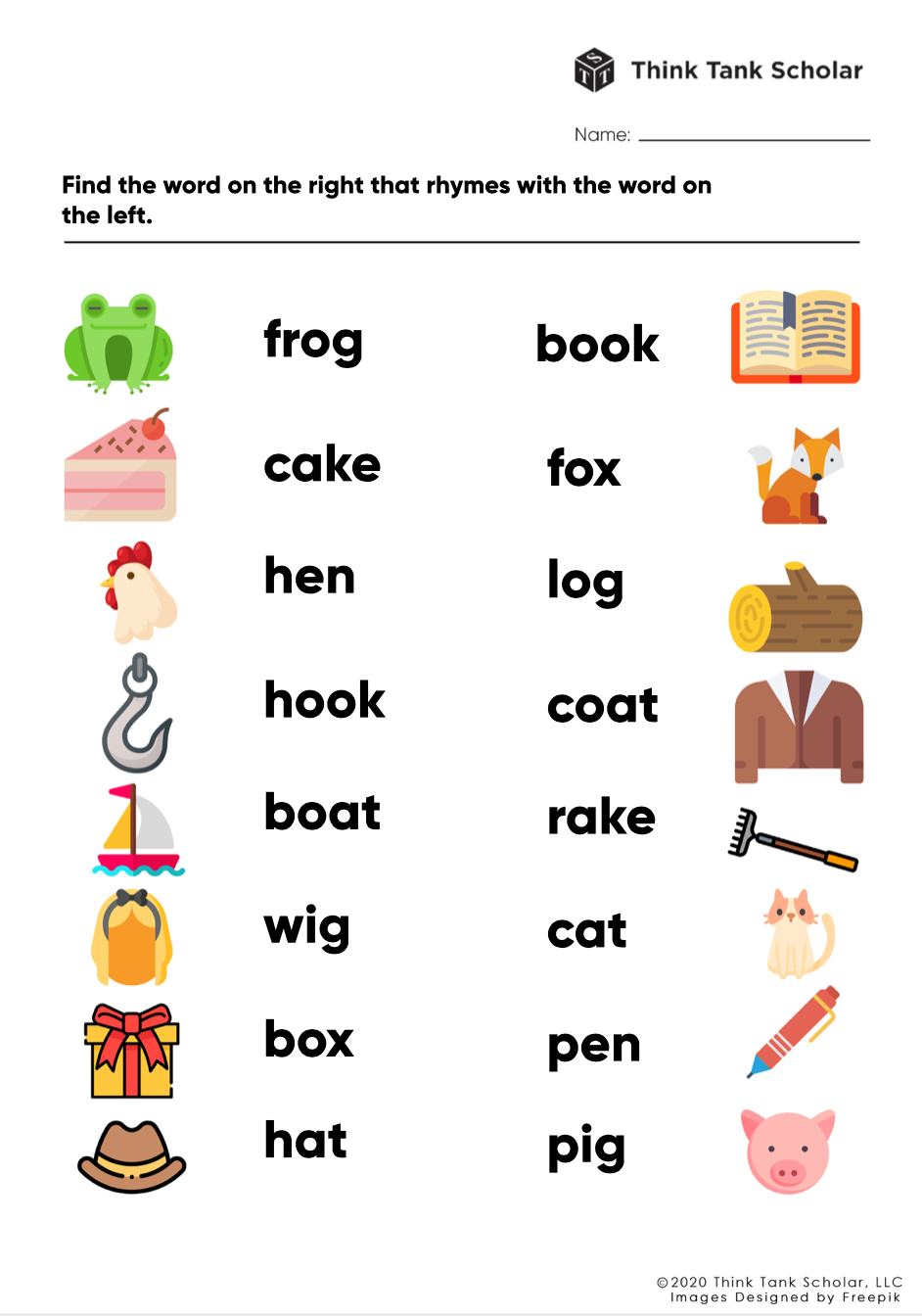 Preschool Worksheets Printable PDF Free - Think Tank Scholar