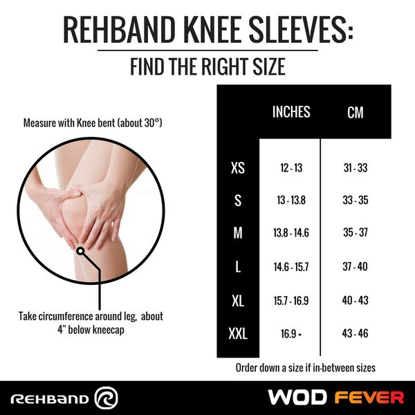 nike patella band size chart