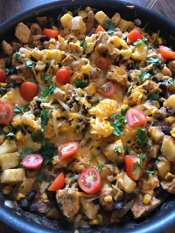 WOD Fever Mexican Chicken Sweet Potato and Black Bean Skillet