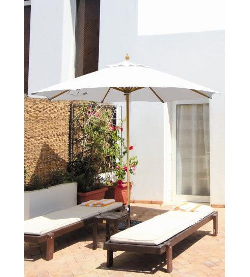 Galtech 183 11 Ft Wood Market Umbrella The Patio Galaxy