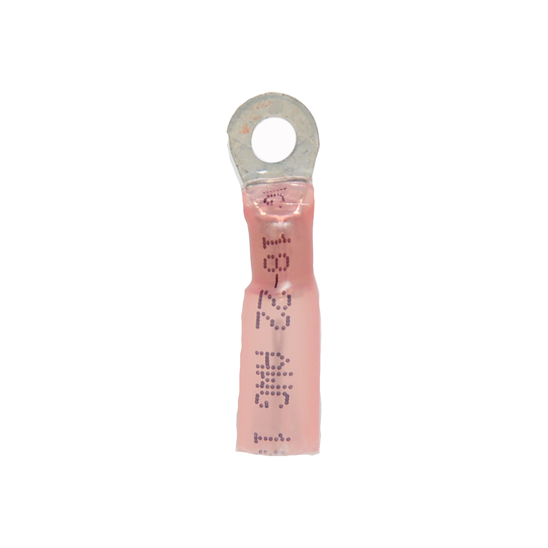 Stud Ring, Heat Shrink - 22-18ga, #6 Hole (100bg)