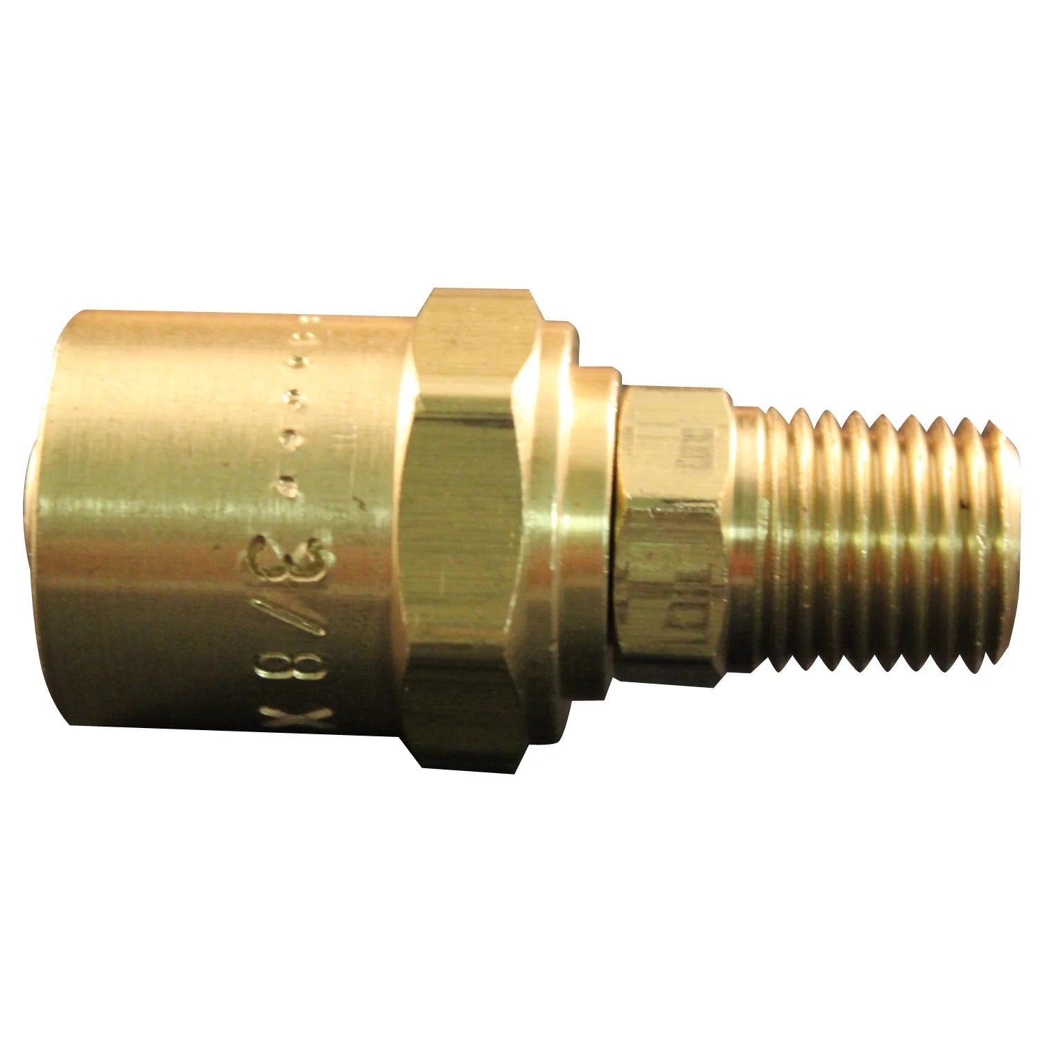 1/4" MNPT 11/16" OD Reusable Hose End Fitting