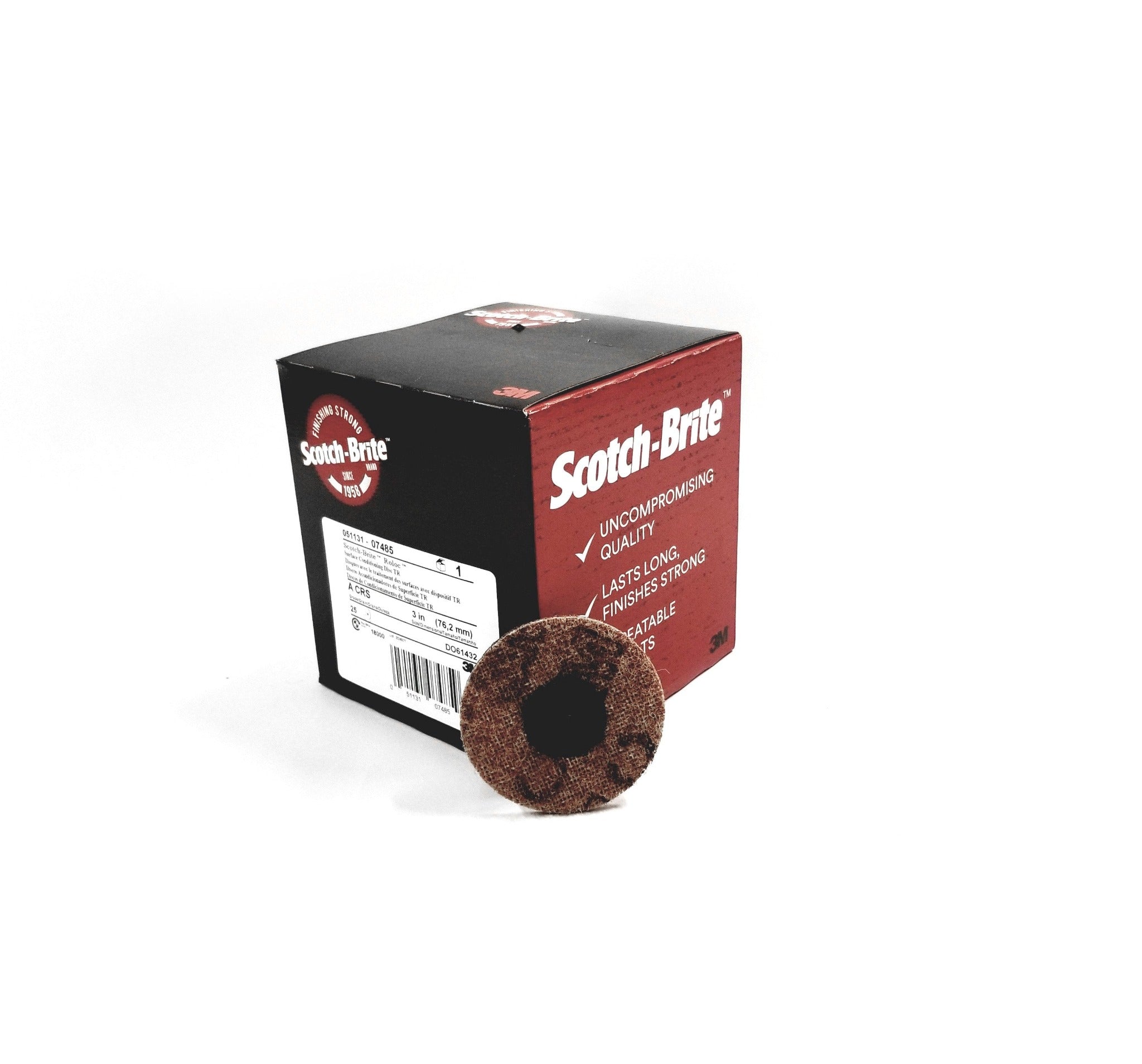 Scotch-Brite™ 7447 Roll, A Very Fine, 6 in x 120 m, 8 ea/Case