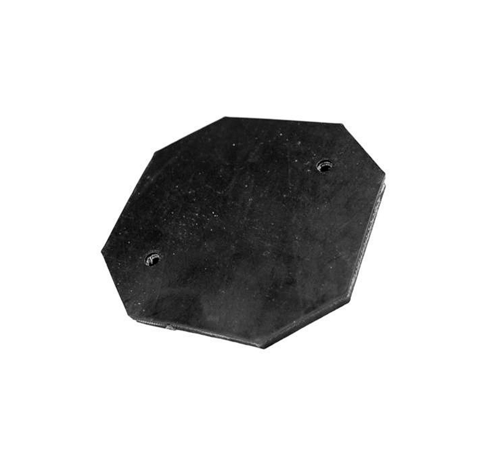 Black Rubber Block 100x50x50mm