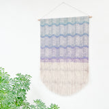 Gradient Wave Wall Hanging in Blue to Purple
