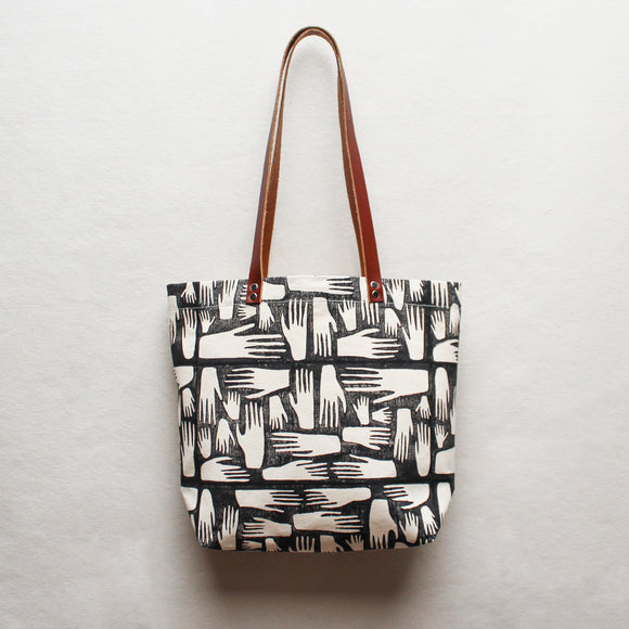 Hands Block Print Tote Bag – Julia Canright