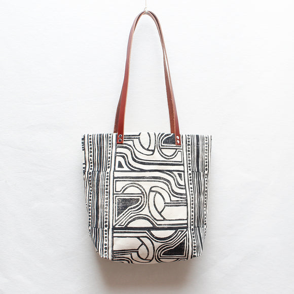 Nouveau Block Print Tote Bag – Julia Canright