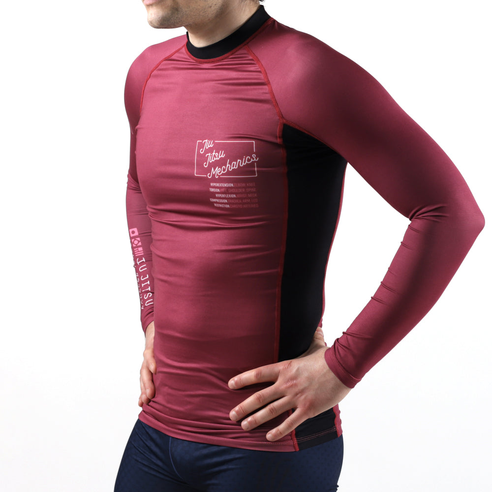 2020 Standard Issue L/S Rash Guards 2-PACK (Burgundy, Black) – 93brand