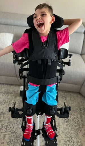 Child in mobility device