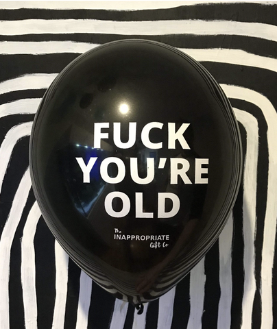 Inappropriate Birthday Balloons