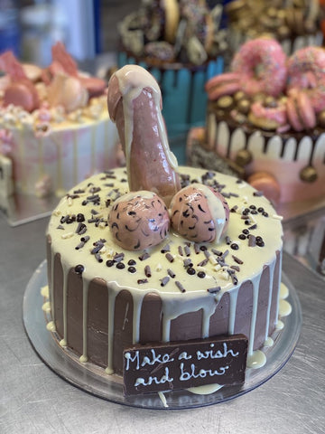 penis cake inappropriate gift 