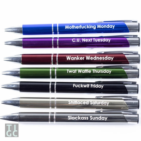 sweary pens 