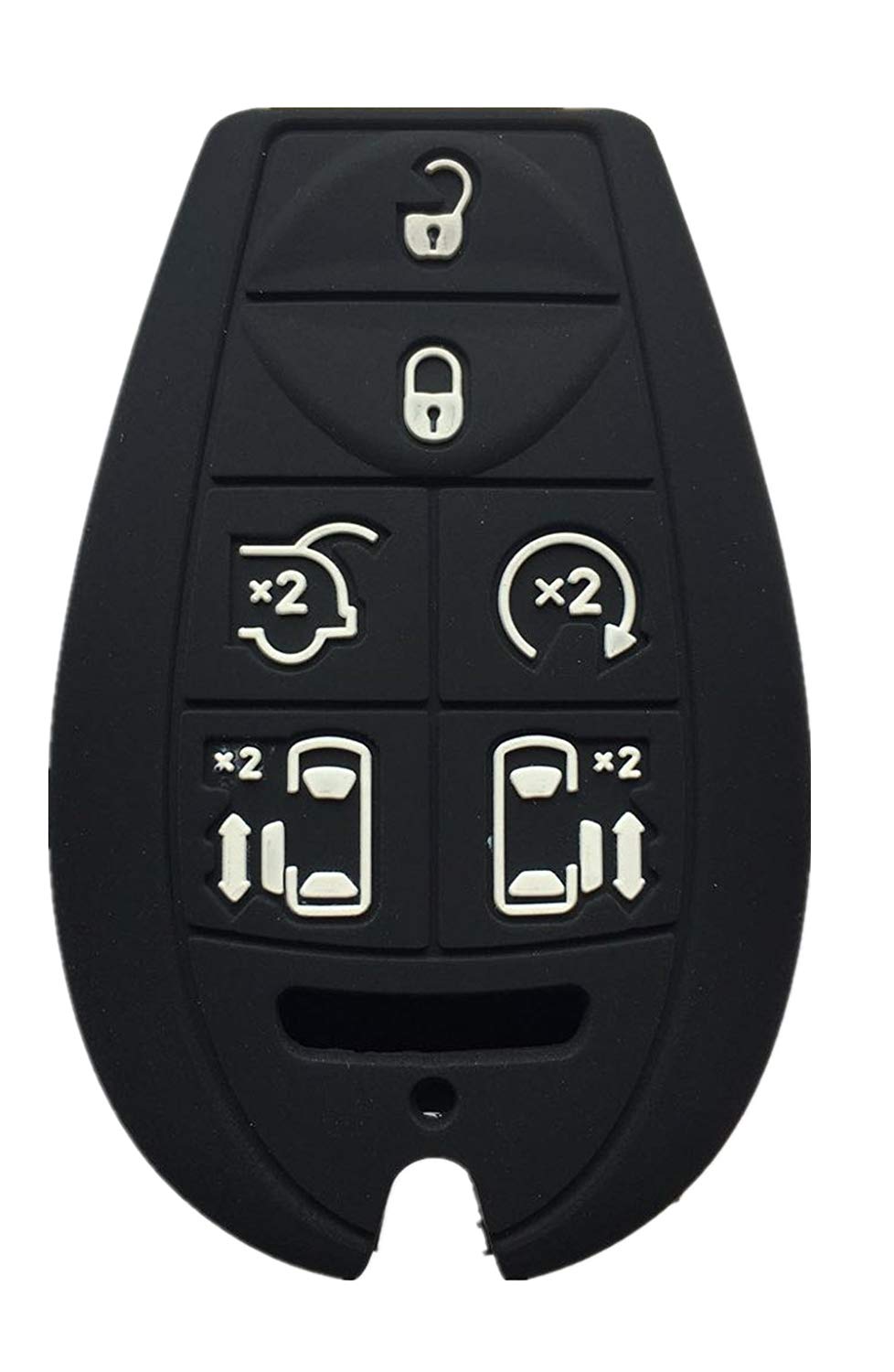 Silicone Protective Key Fob Cover Case For Chrysler Town