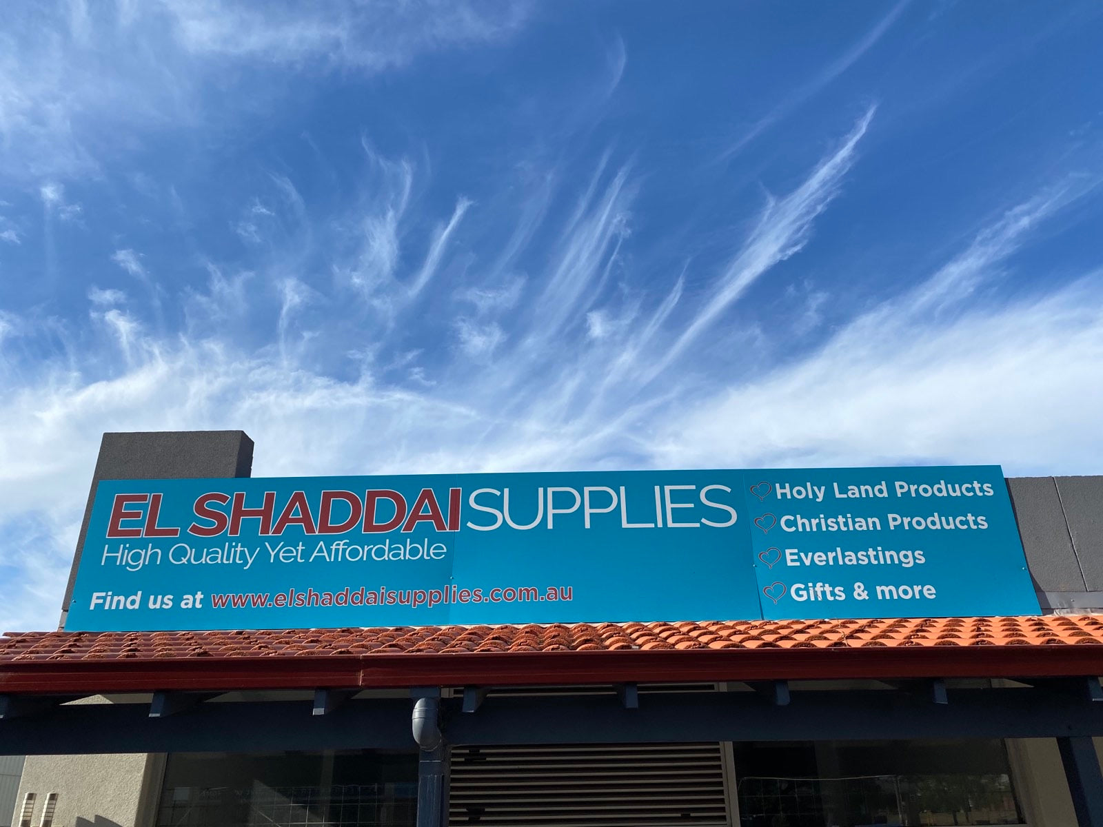 El Shaddai Supplies Shop Front