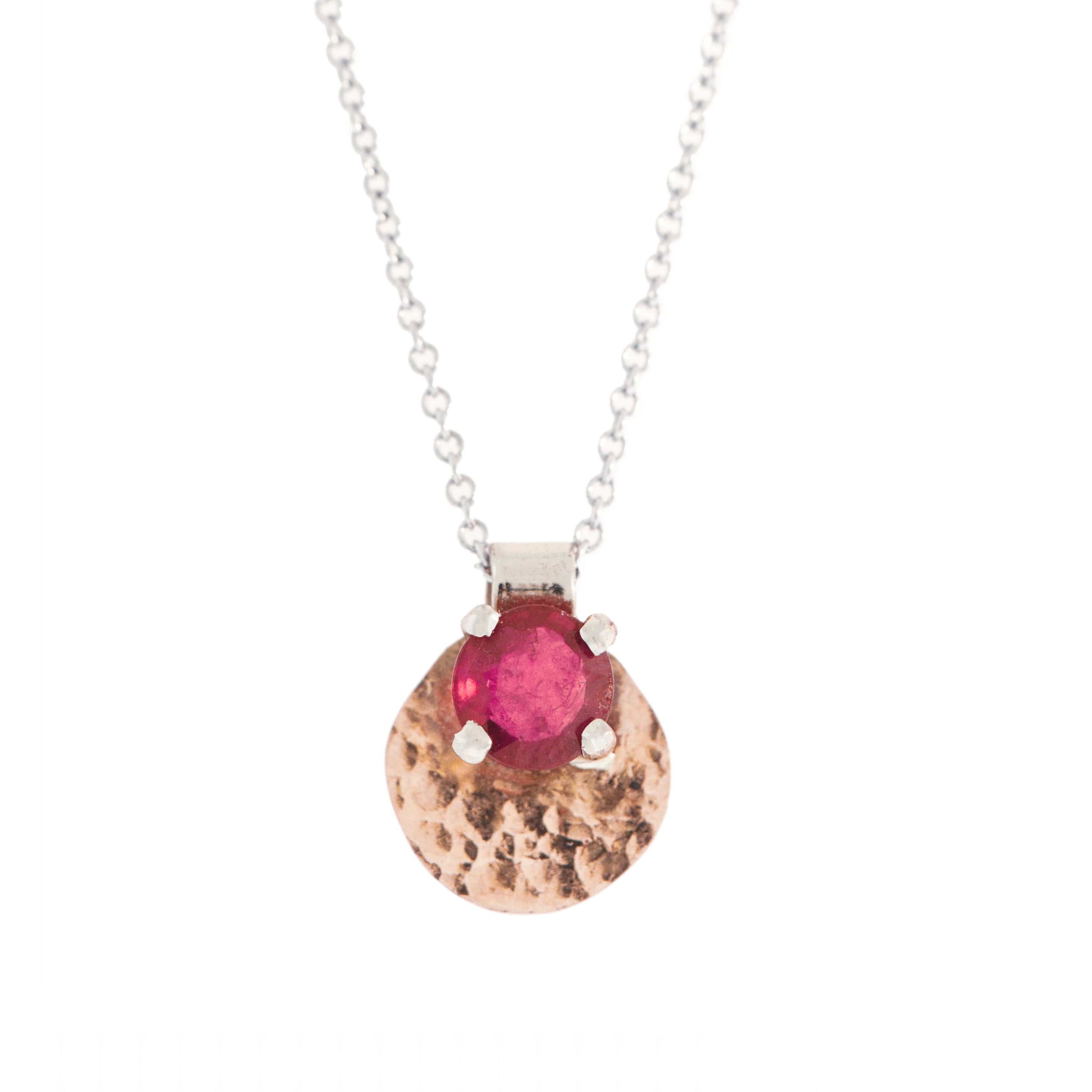 Ruby and Gold Pendant