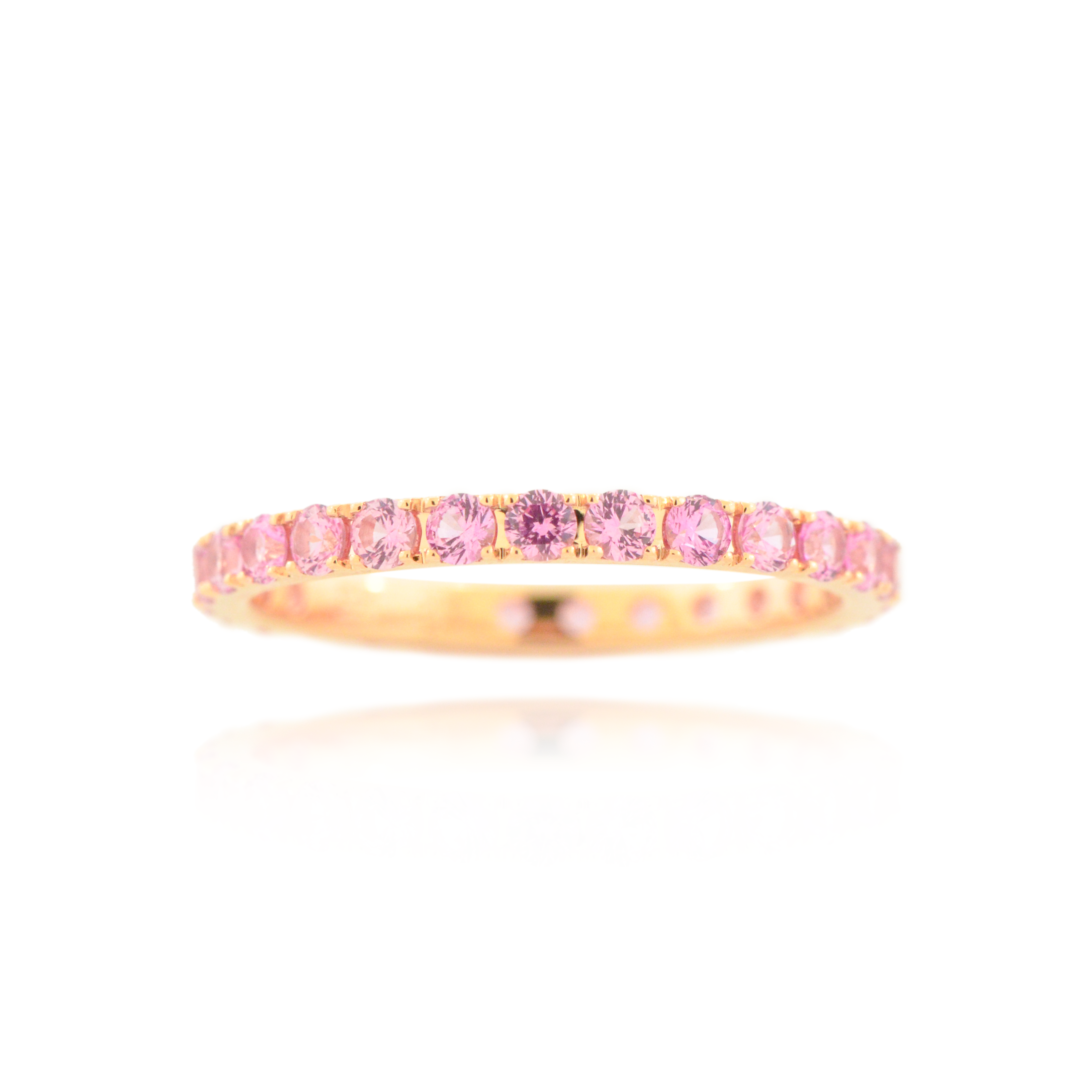 Pink Sapphire Band