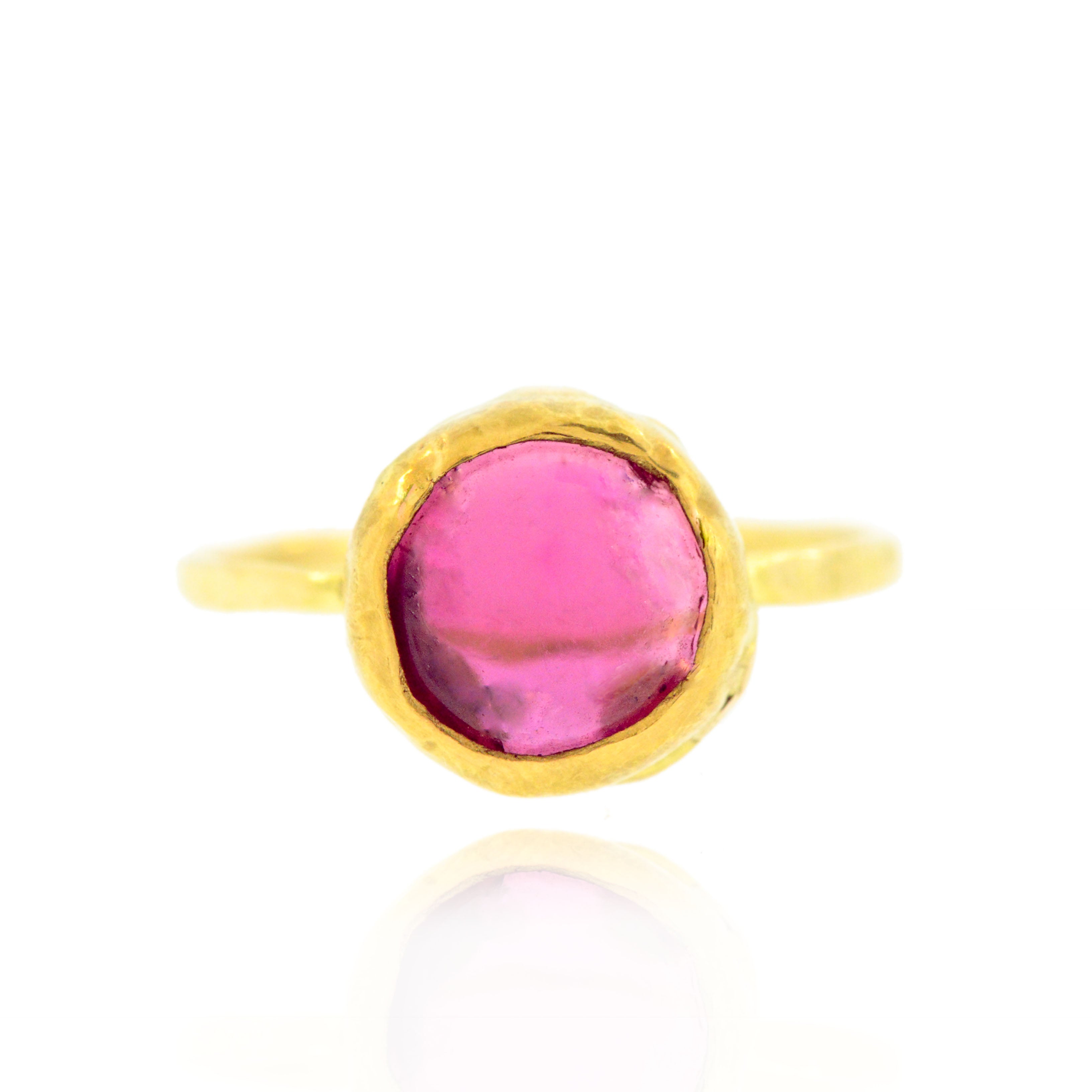 Pink Tourmaline Ring