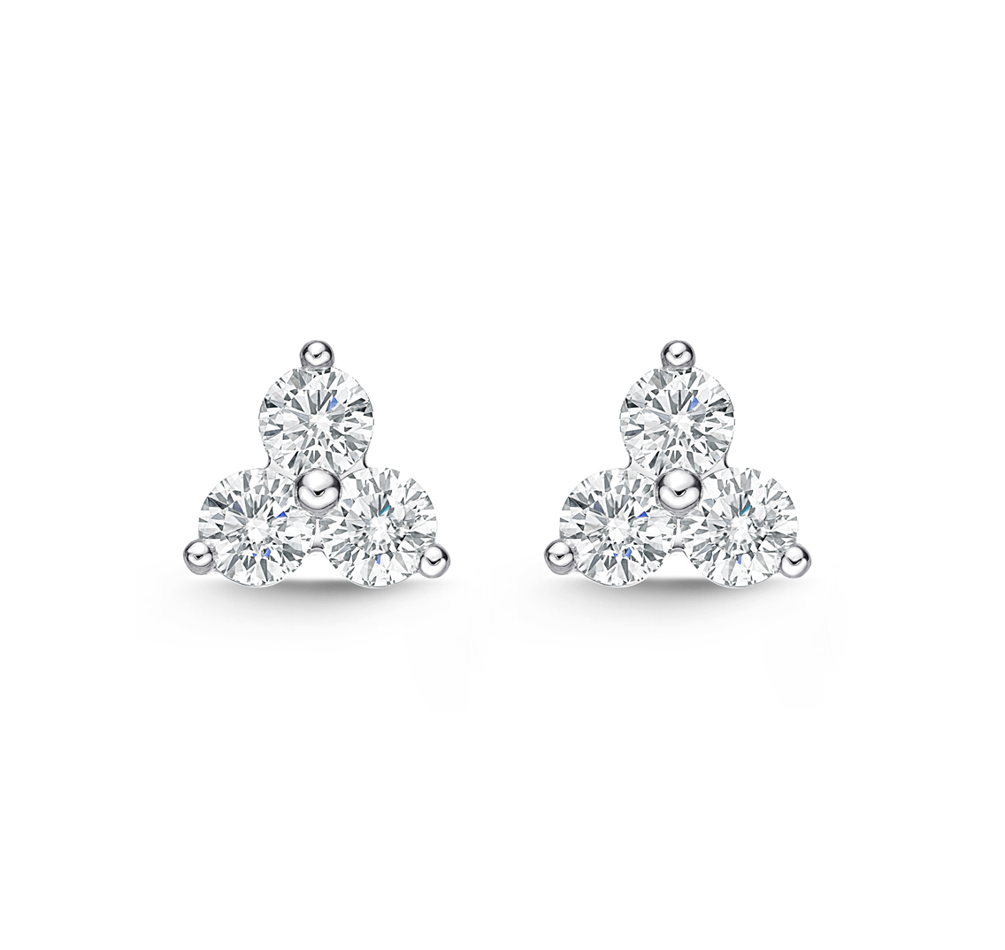 Trinity Diamond Studs