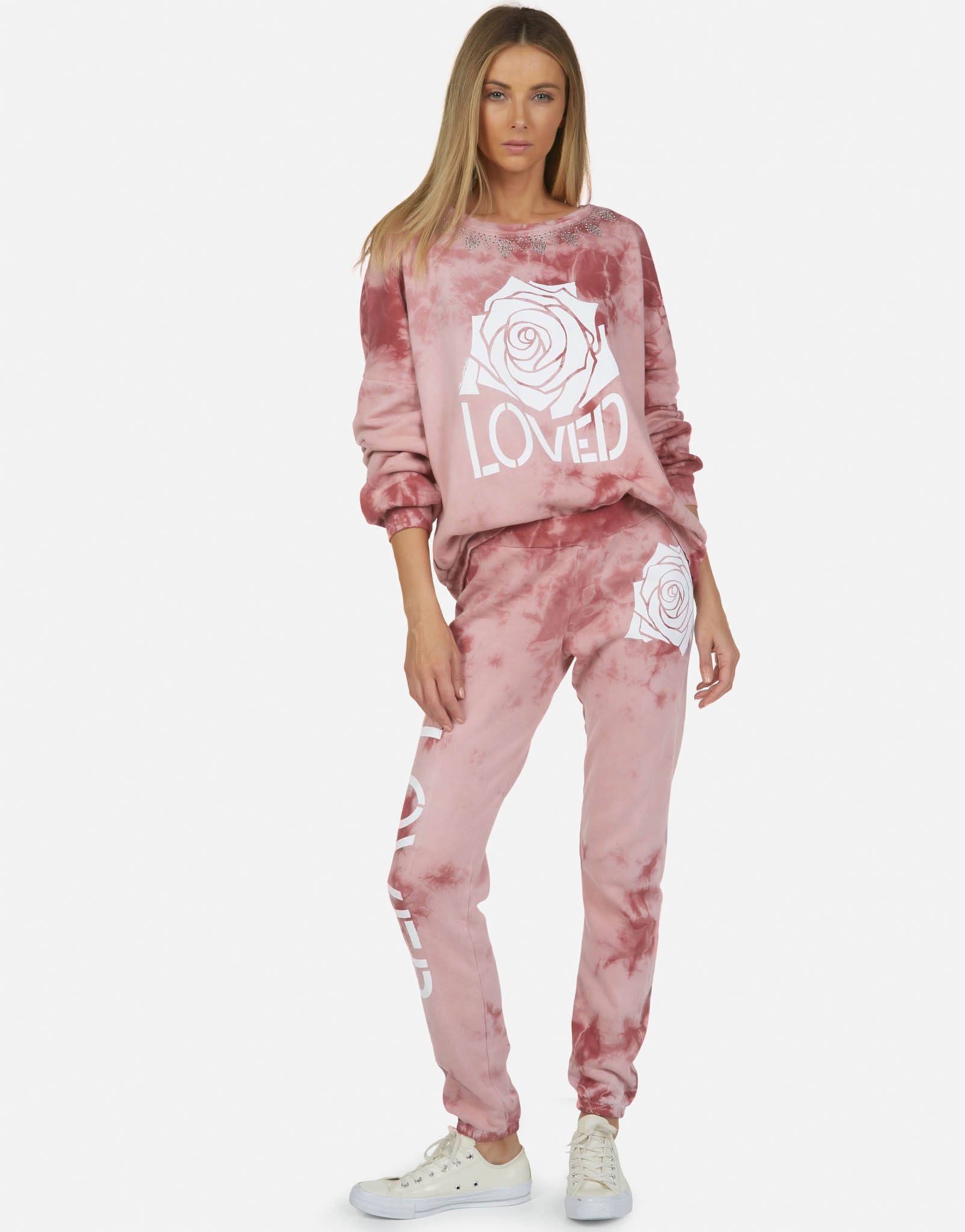 rose sweatpants