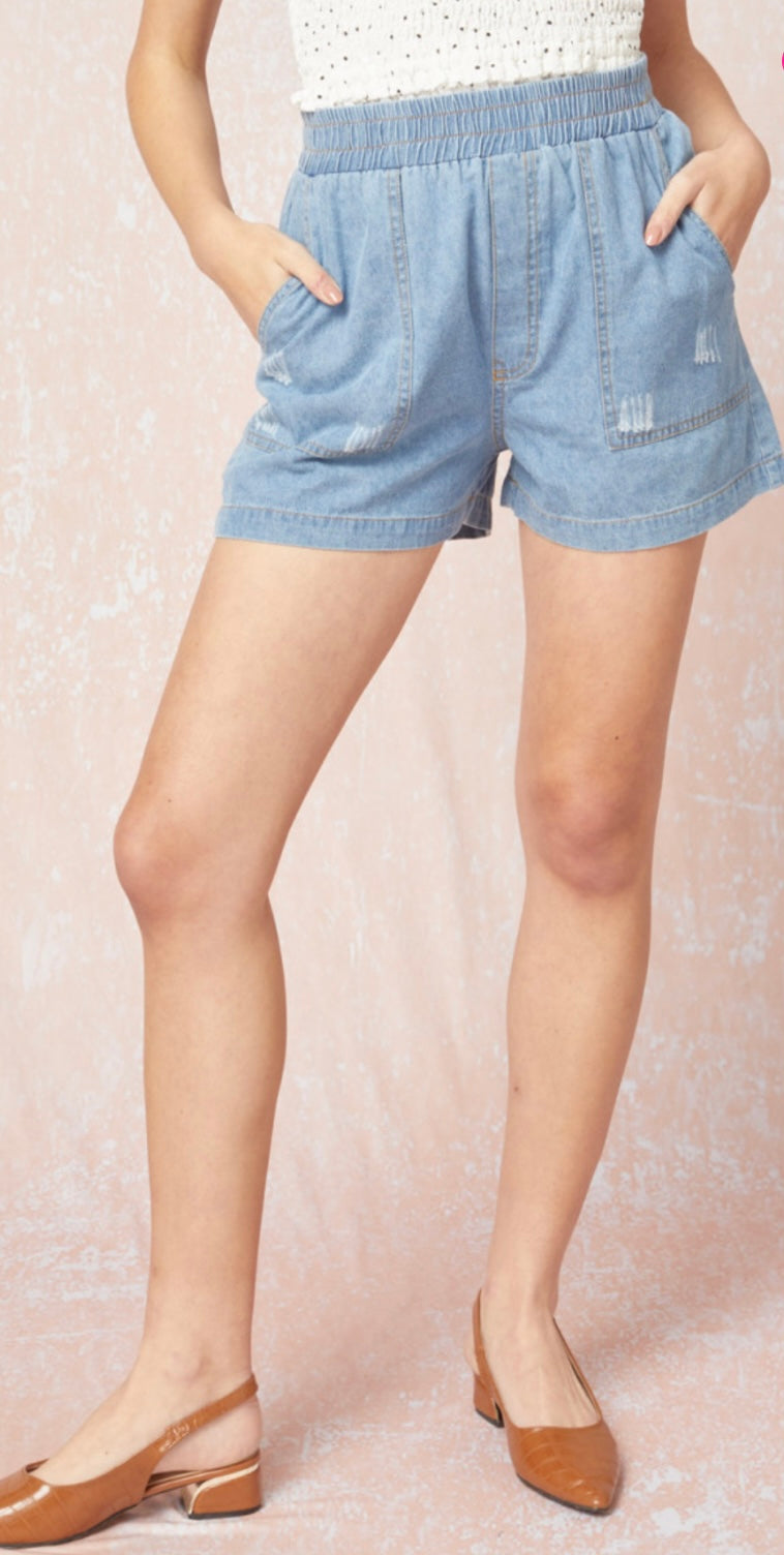 Blue Jean Baby Shorts