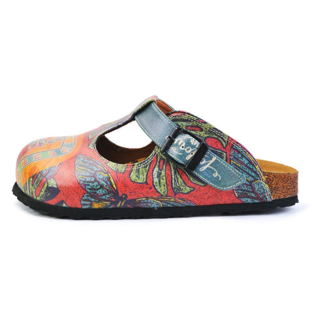 patterned clogs