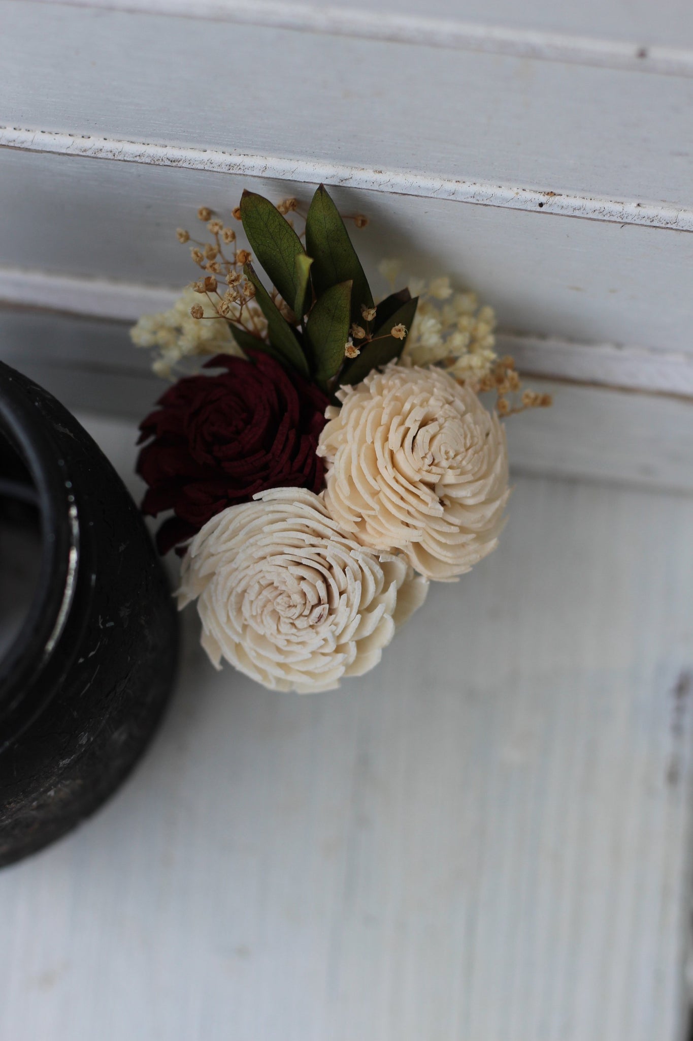 Groomsman Boutonniere Groom Boutonniere Sola Flowers Rustic