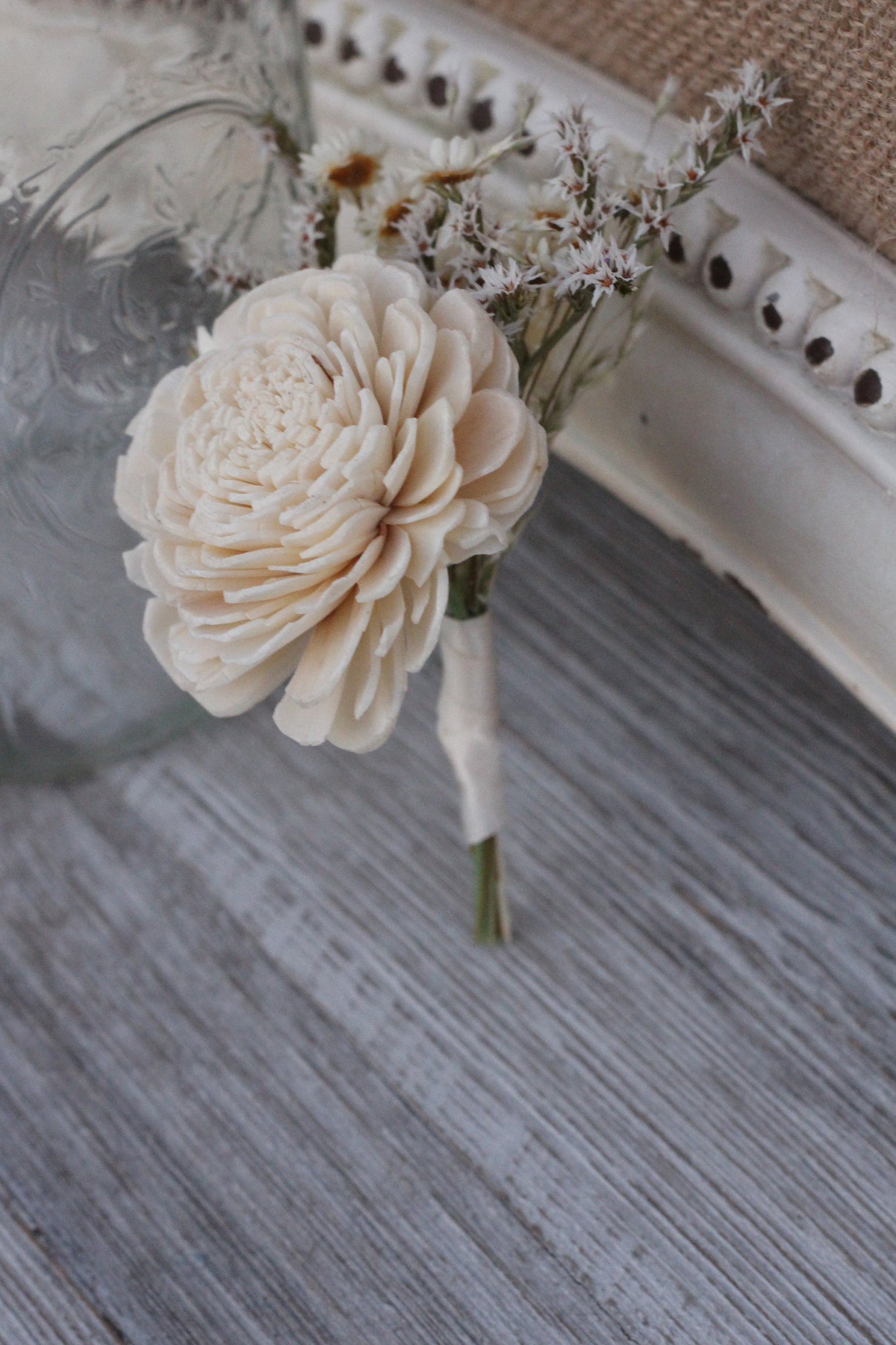 Groomsman Boutonniere Groom Boutonniere Sola Flowers Rustic