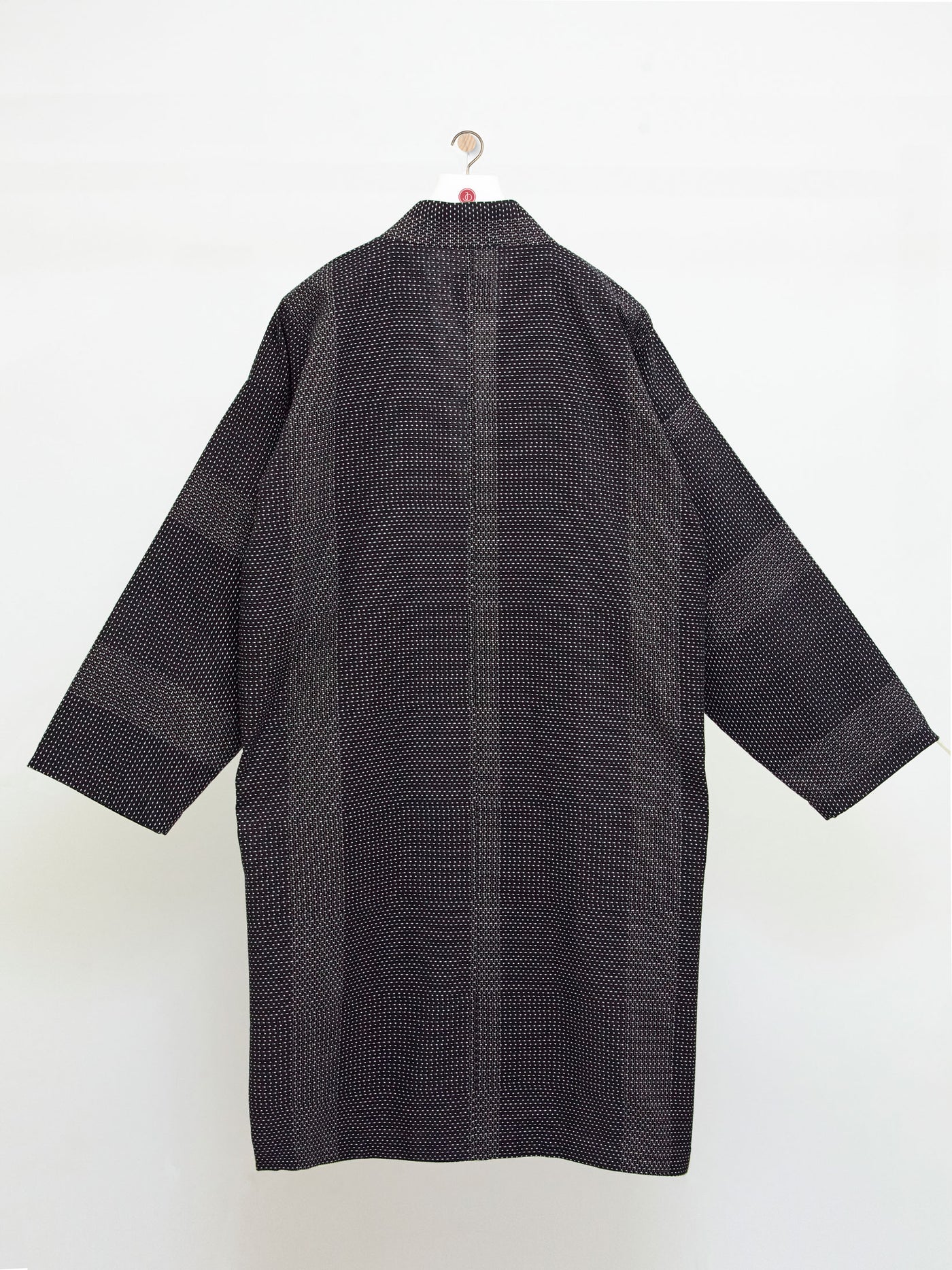 Miyako Black Haori Long Kimono Jacket | Japan Objects Store