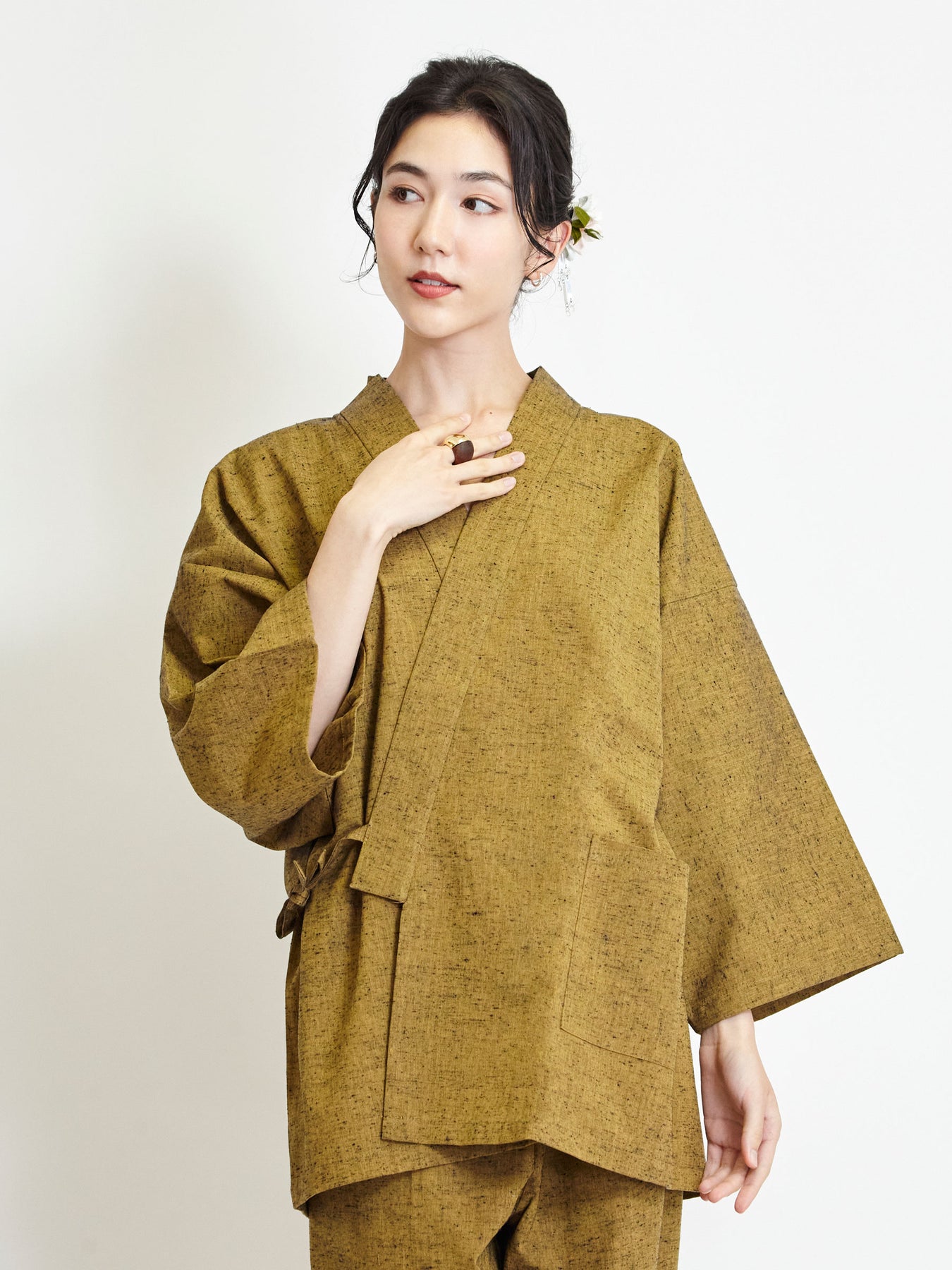 Saffron Samue Jacket & Lounge Pants | Japan Objects Store