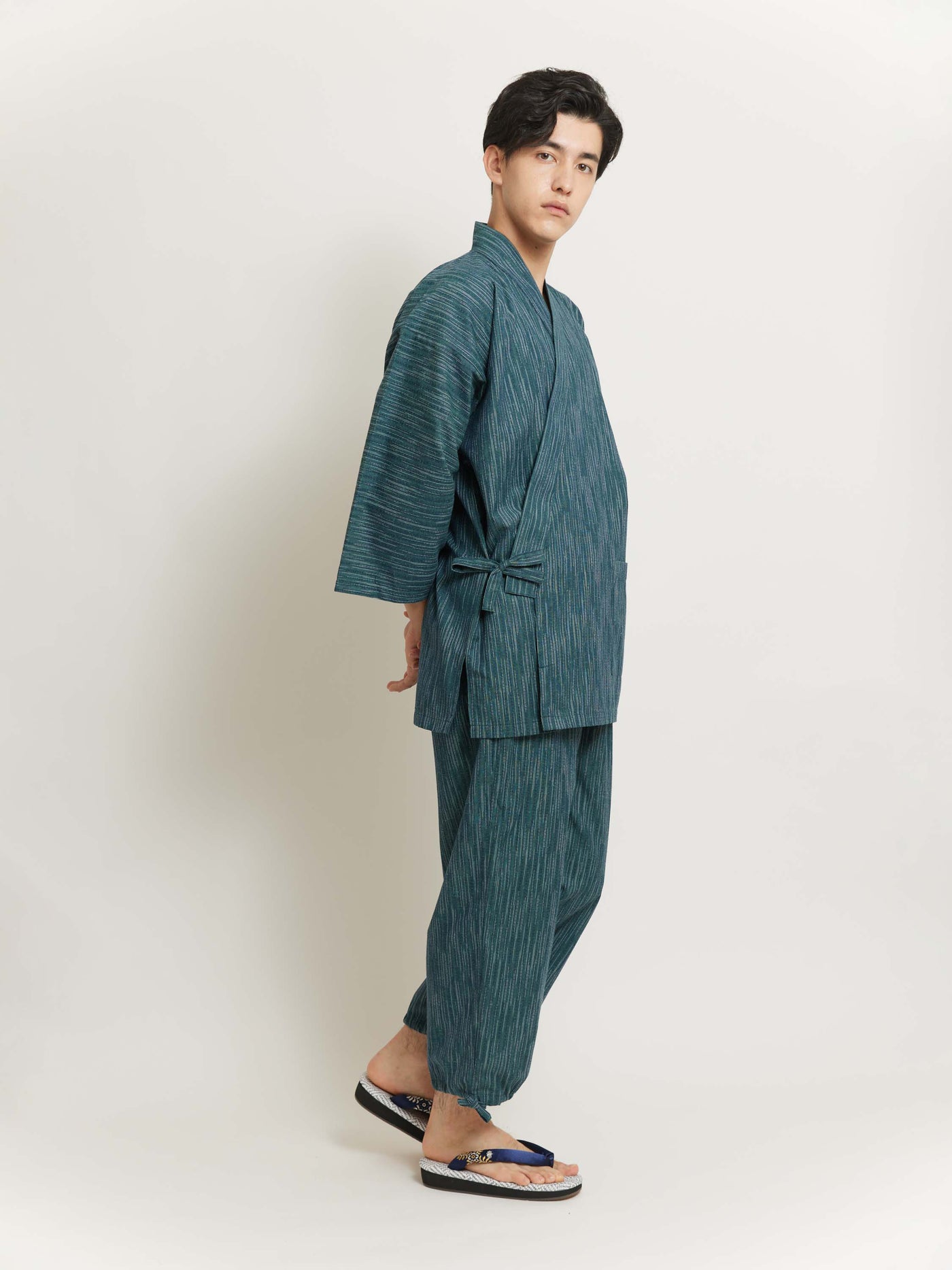 Yanagi Green Samue Jacket and Lounge Pants | Japan Objects Store