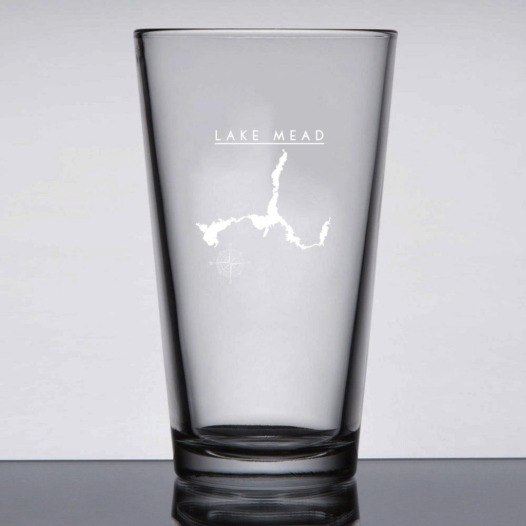 Lake Mead laser Etched Stemless Wine Glass– Houseboat Kings