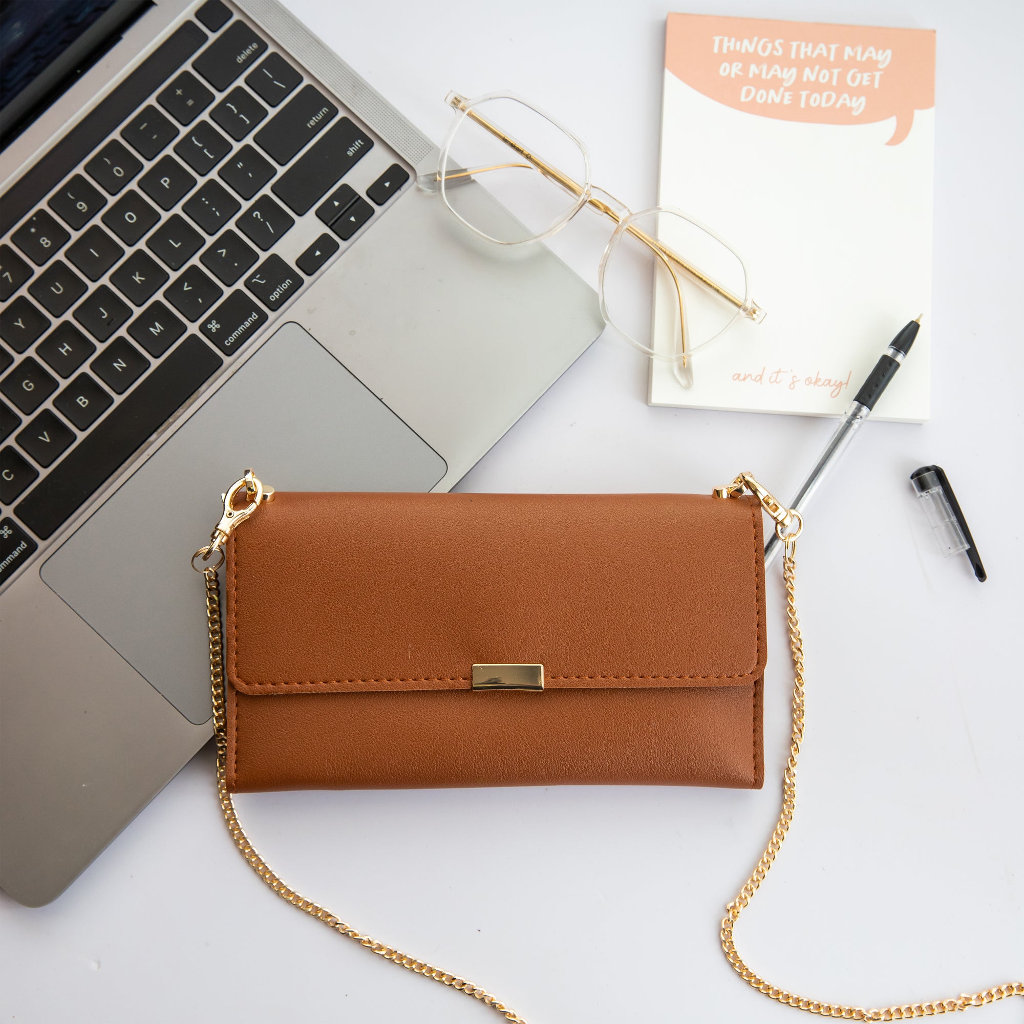 Sasha Crossbody Wallet - Tan – moonrabbitlifestyle