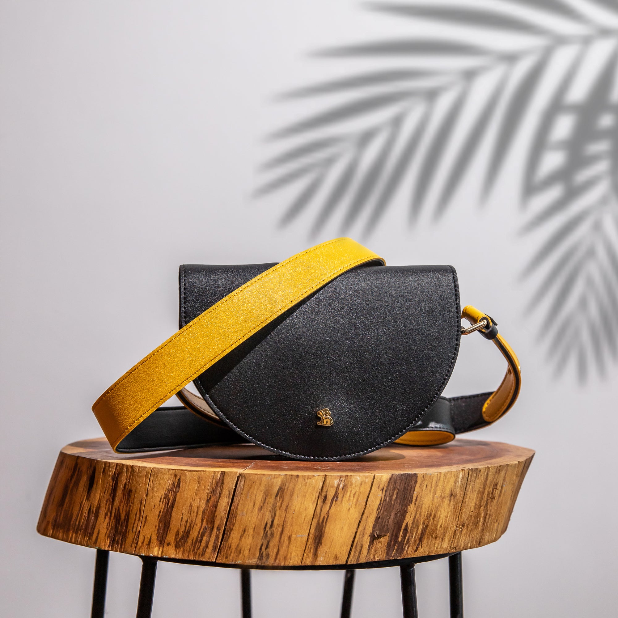 Half Moon Leather Bag — Tree Fairfax