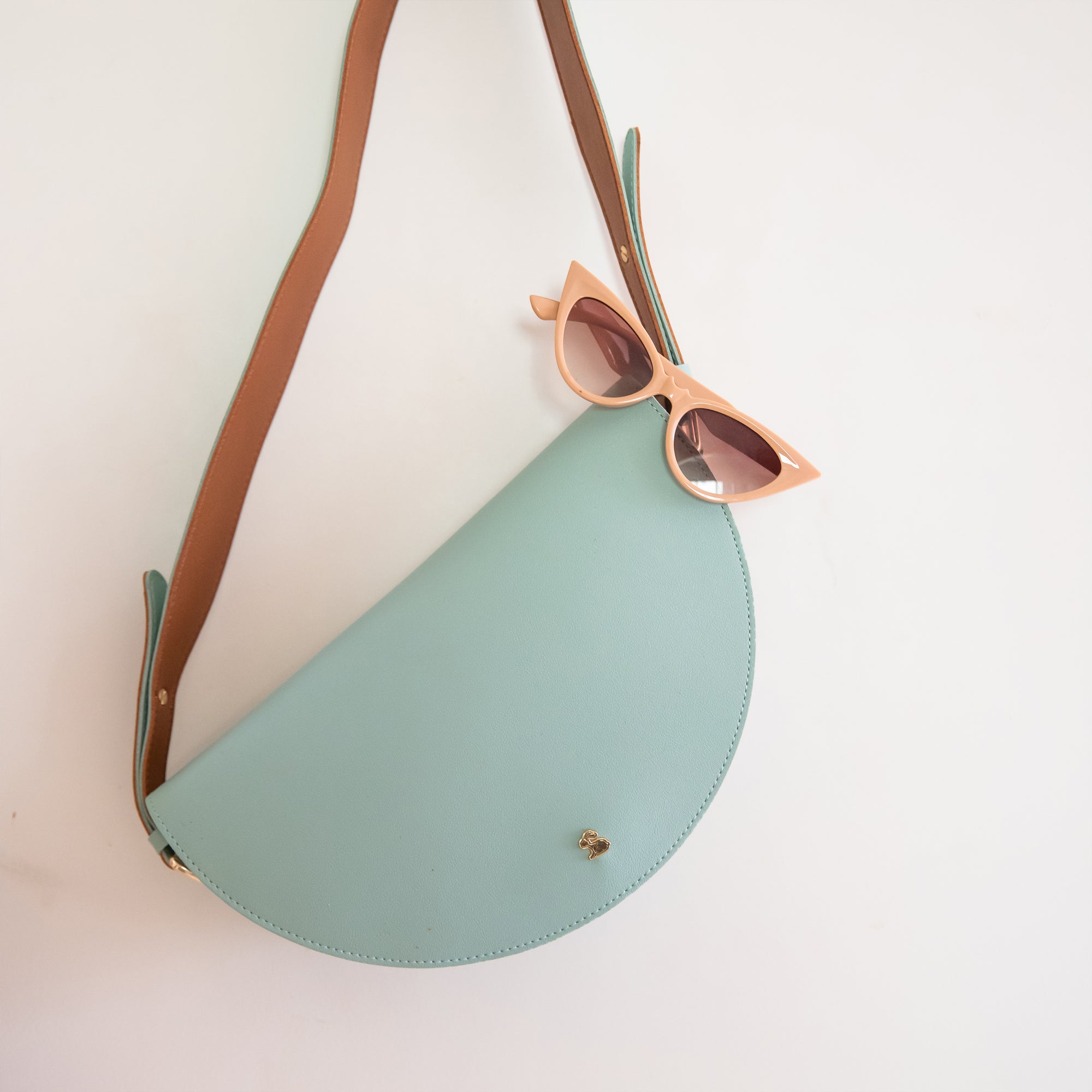 Half Moon Bag - Tan – the golden shop online