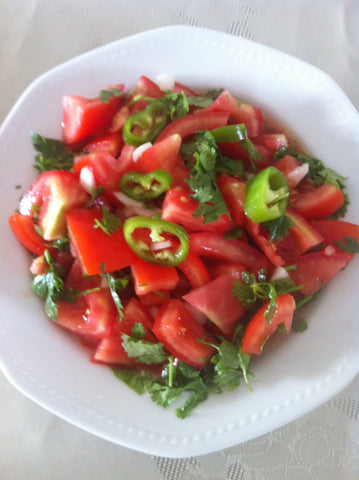 tomato onion salad | Life & Apples