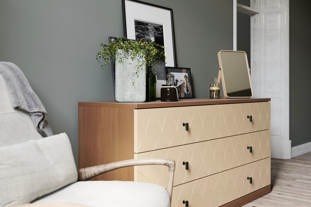 Joan fronts on an IKEA Malm dresser