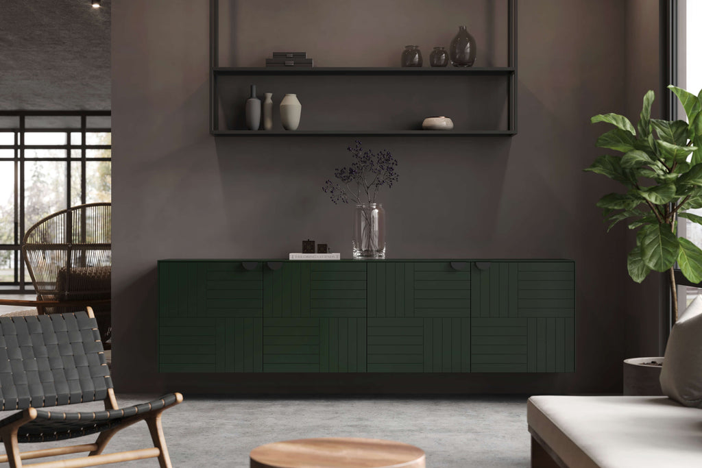 Marie doors from Norse Interiors on an IKEA Besta sideboard