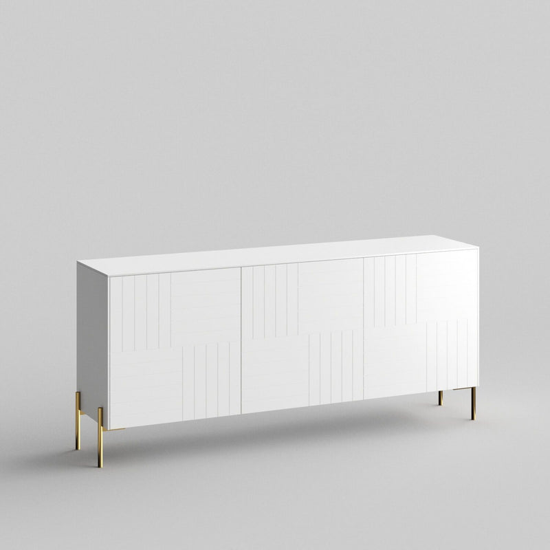 Customize Ikea Besta Triple Door Sideboard Marie L Norse Interiors