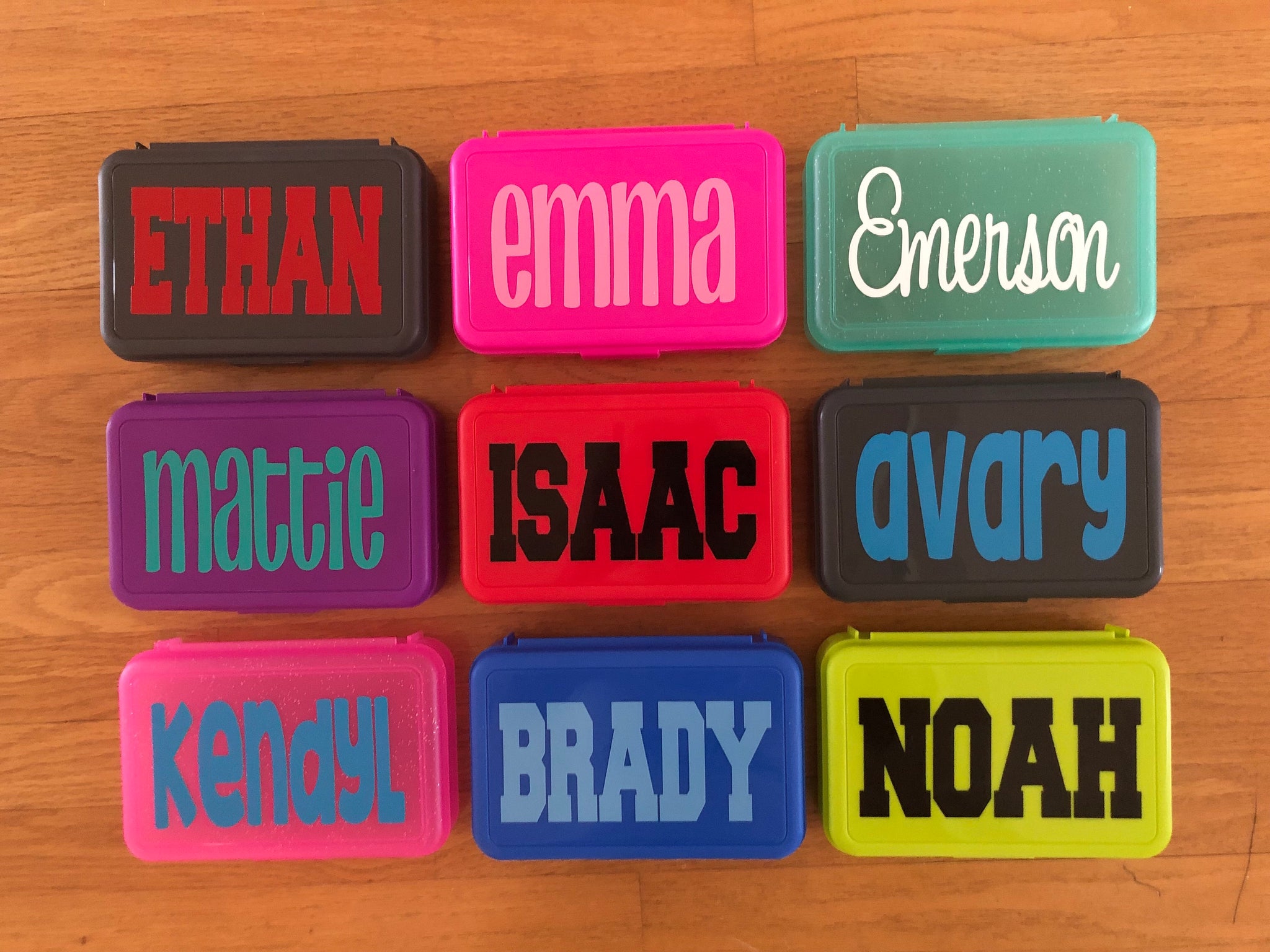 personalized pencil box