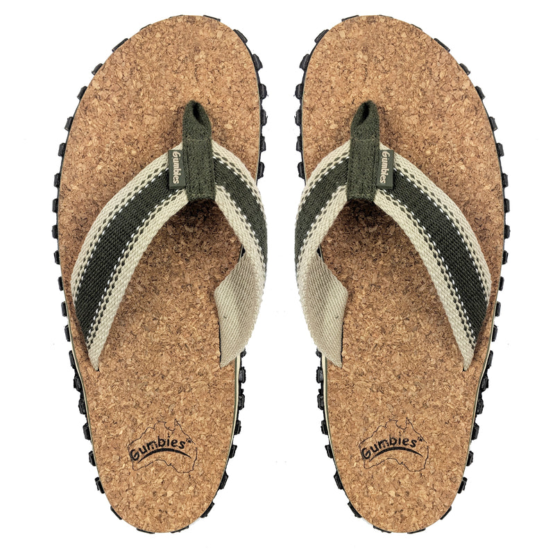 gumbies cork flip flops