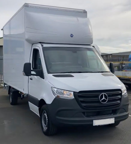 Bespoke High Roof Luton van on Mercedes Sprinter chassis cab