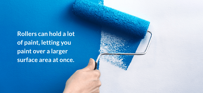 Benefits of Paint Rollers vs. Brushes or Sprayers