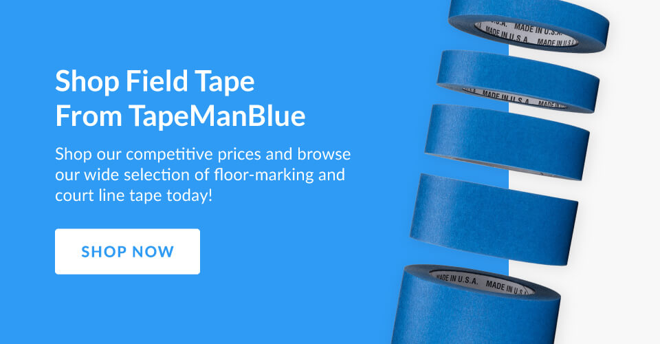 Shop Floor Marking Tape from TapeManBlue