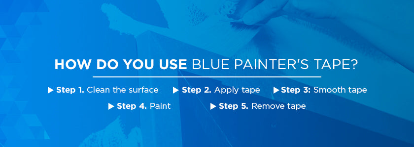 How to Use Blue Painter's Tape