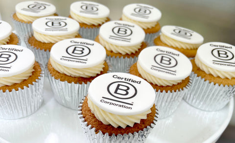 B CORP CELERBATION CUPCAKES