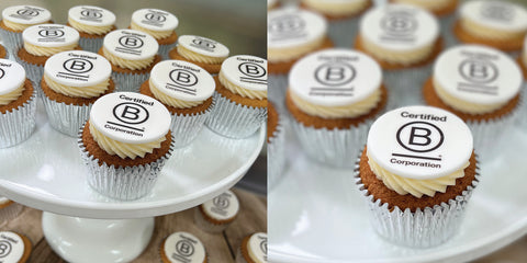 B CORP BRANDED CUPCAKES