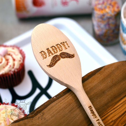 Wooden spoon baking  father's Day gift