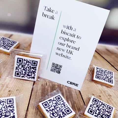 QR code biscuits with uk delivery